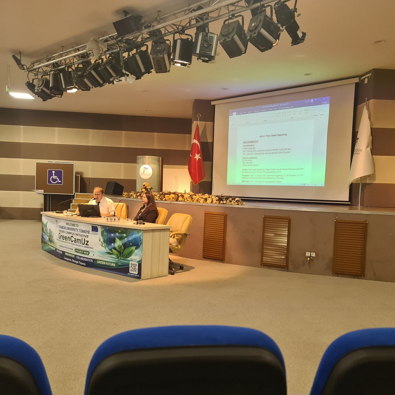 The GreenCamUz Second Training Program Continued with Expert Sessions on Sustainable Water Management and Higher Education